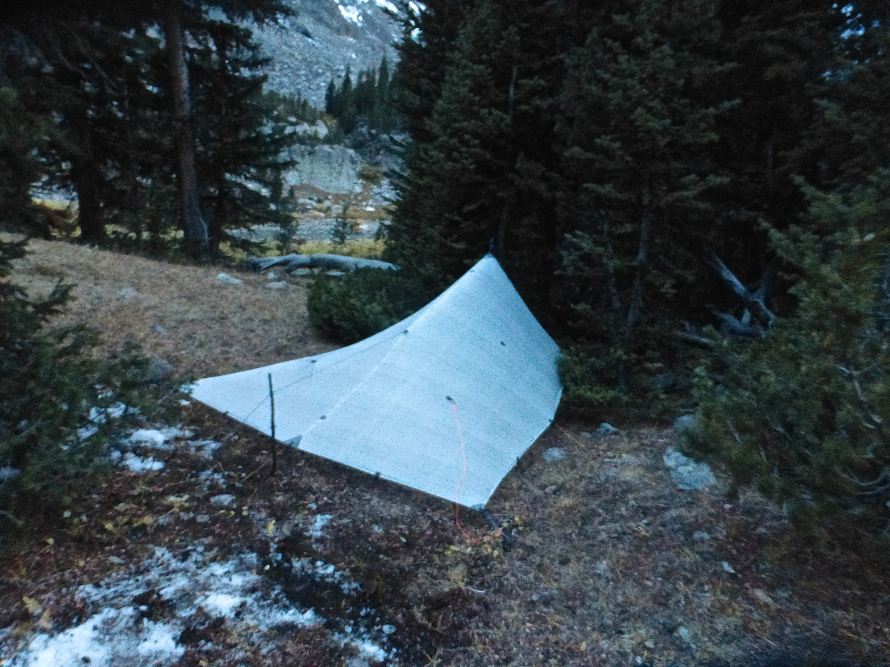Review: Hyperlite Mountain Gear Square Flat Tarp | The Hiking Life